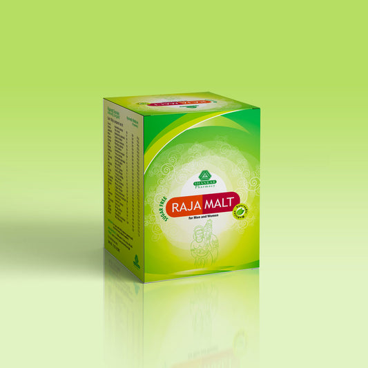 Rajamalt Granules Sugar free 250 G